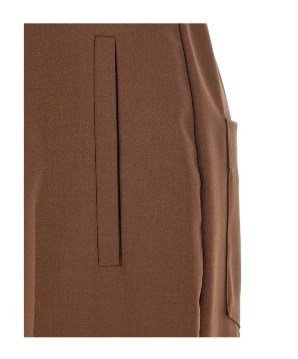 Semi-Elastic Waist Pants