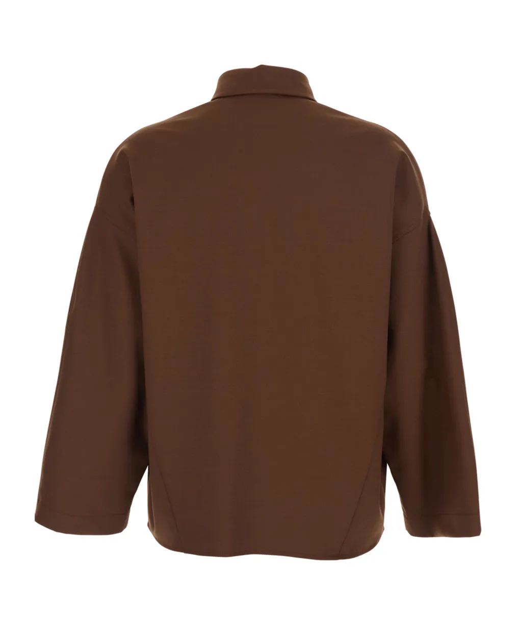 Classic Collar Patch Pocket Shirt