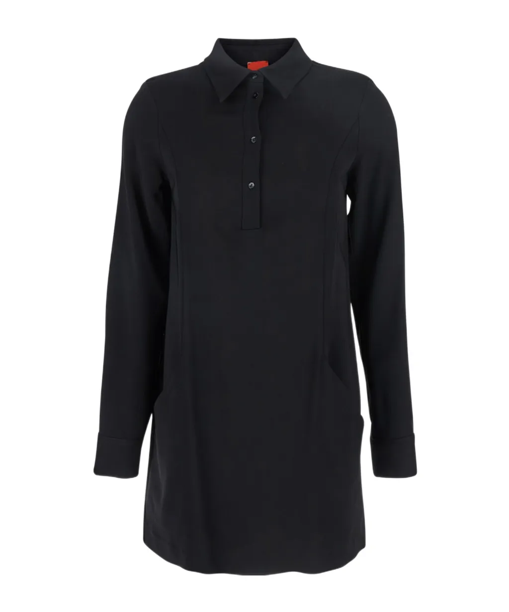 Classic Collar Buttoned Dress