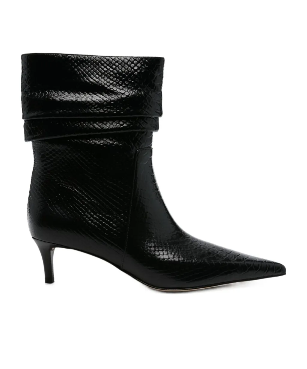 Pointed-Toe Pull-On Boots