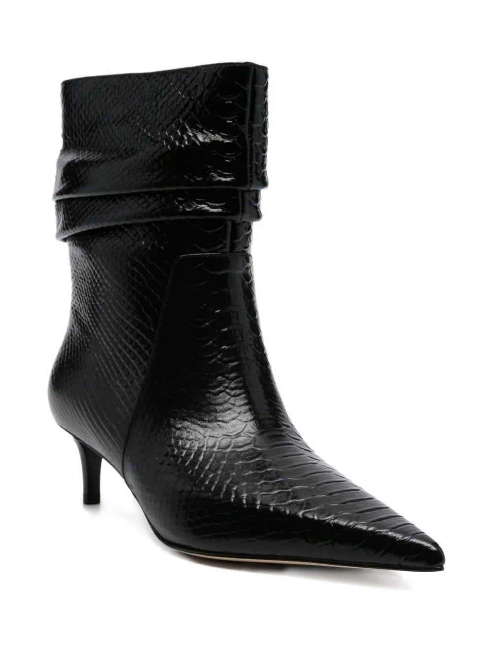 Pointed-Toe Pull-On Boots