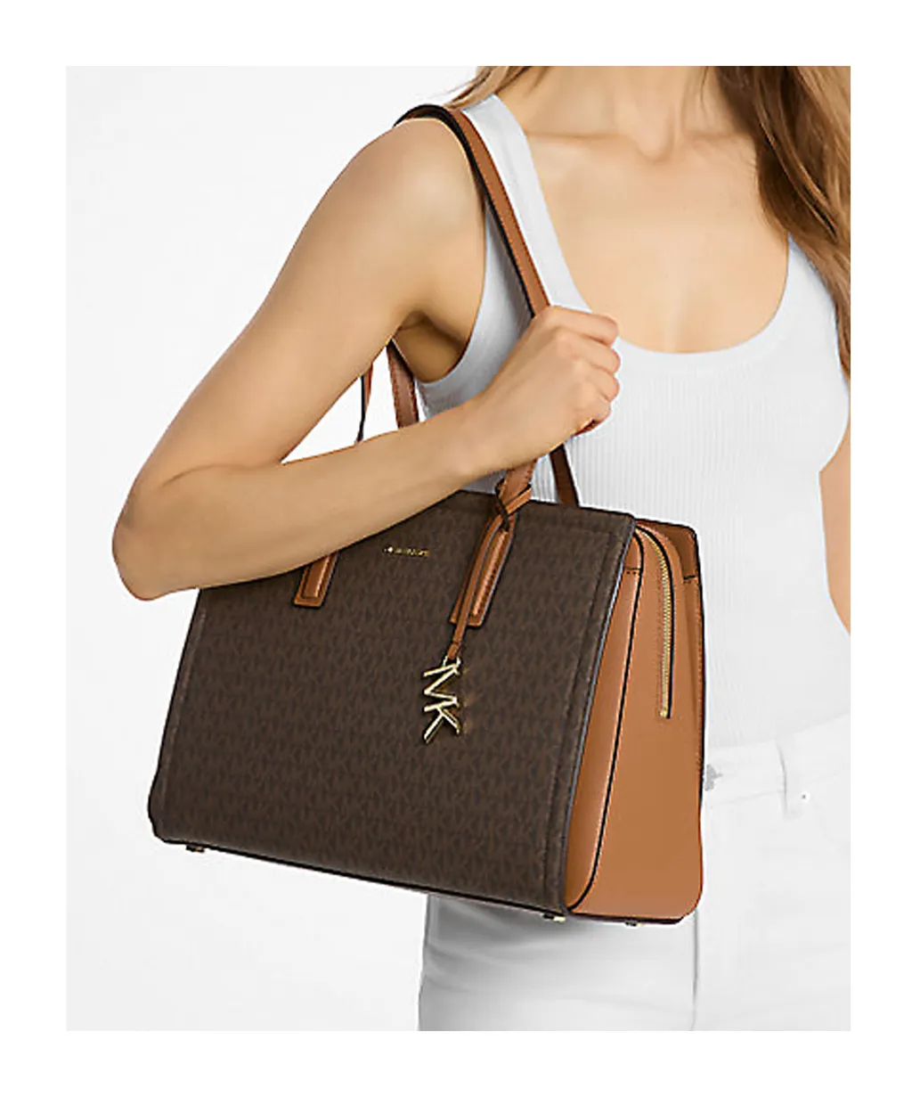 Logo Print Tote Bag