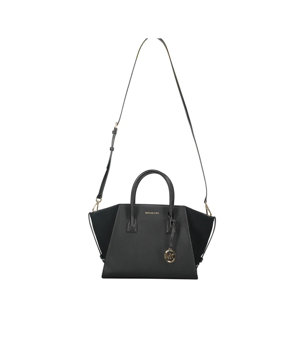 Avril Leather Top-Zip Tote Bag