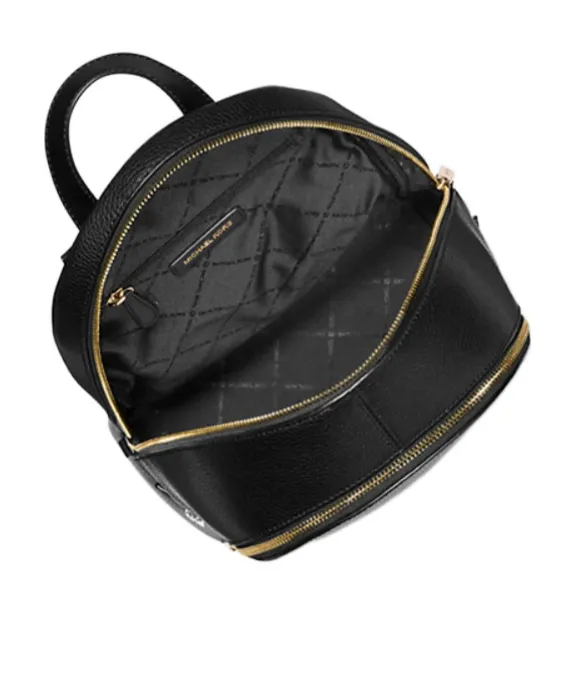Rhea Medium Pebbled Leather Backpack