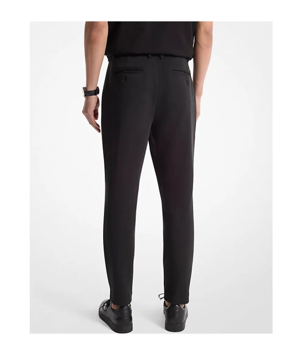 Pressed-Crease Tapered Trousers
