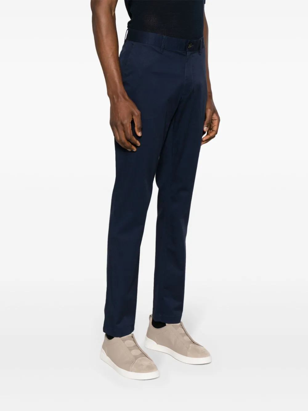 Mid-Rise Straight-Leg Chinos