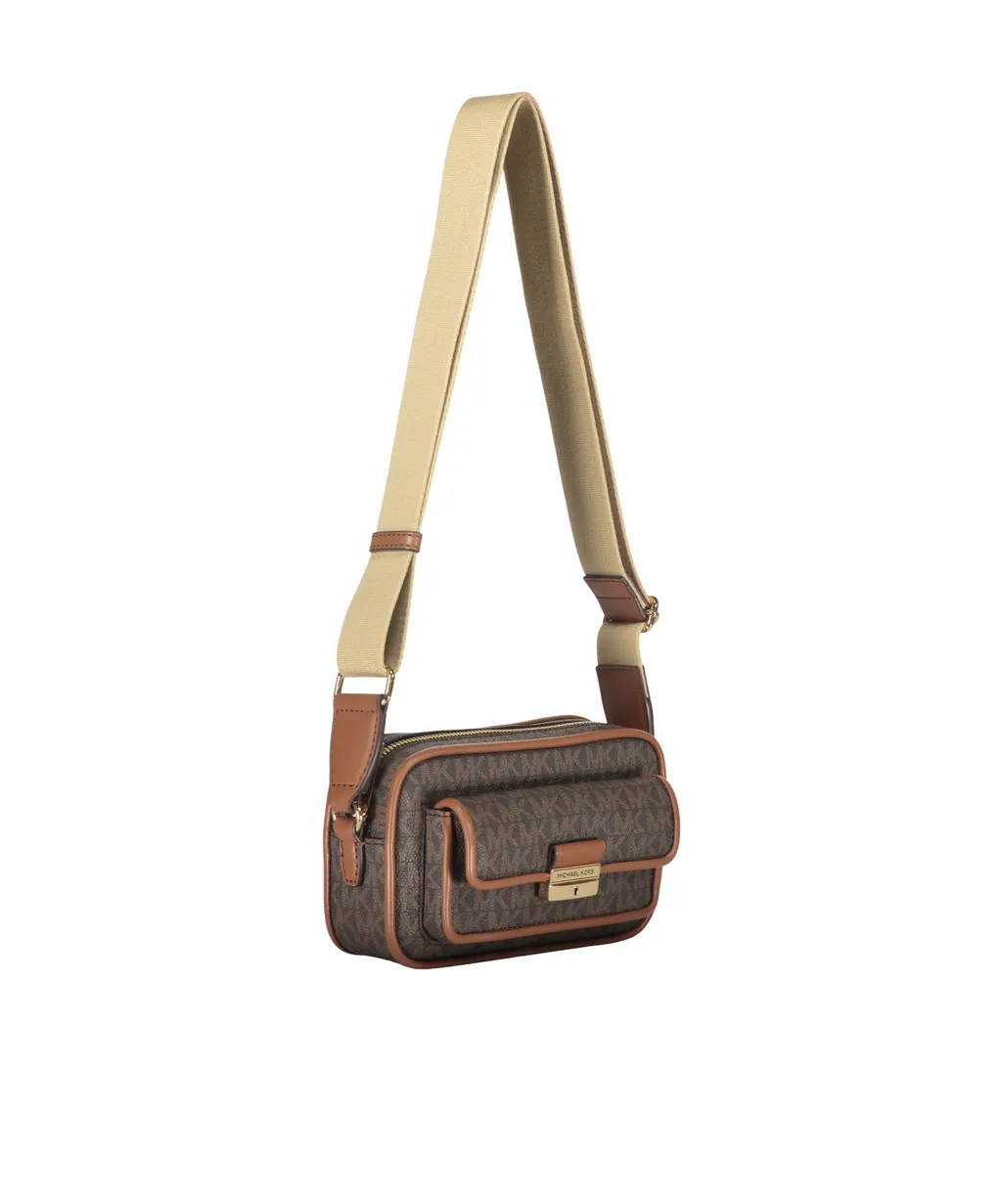 Bradshaw Monogram Flap-Pocket Shoulder Bag