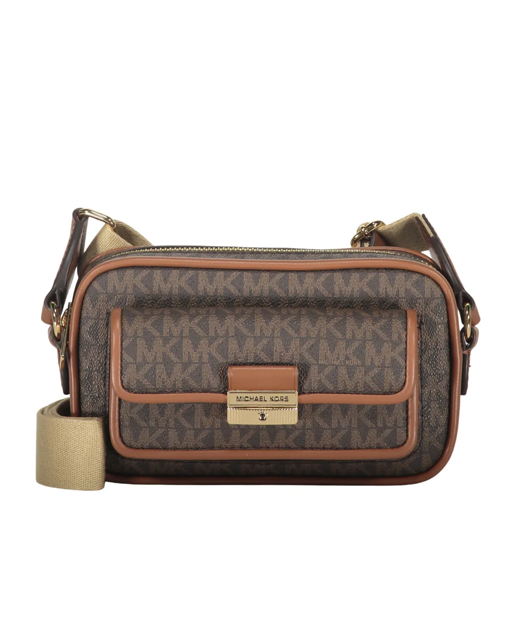 Bradshaw Monogram Flap-Pocket Shoulder Bag
