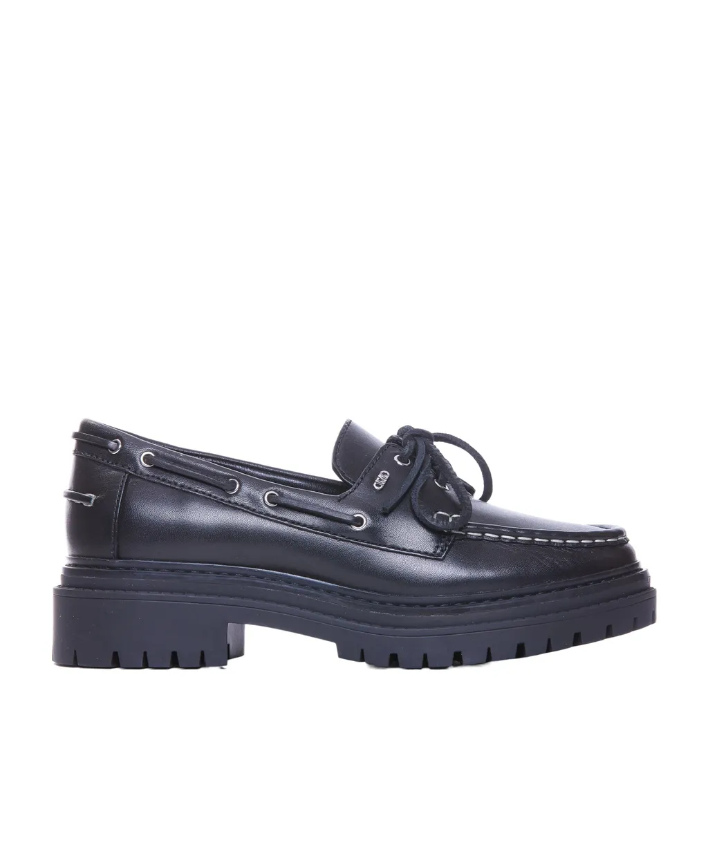 Round Toe Lace-Up Shoes