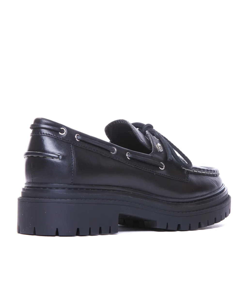 Round Toe Lace-Up Shoes