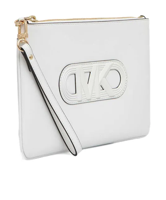 Large Jet Set Leather Clutch Bag