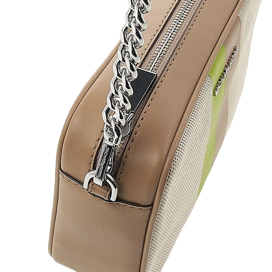 Stripe Camera Shoulder Bag
