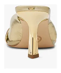 Elena Metallic Heeled Sandals