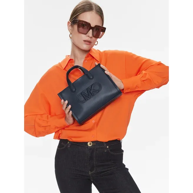 Gigi Small Embossed Messenger Bag