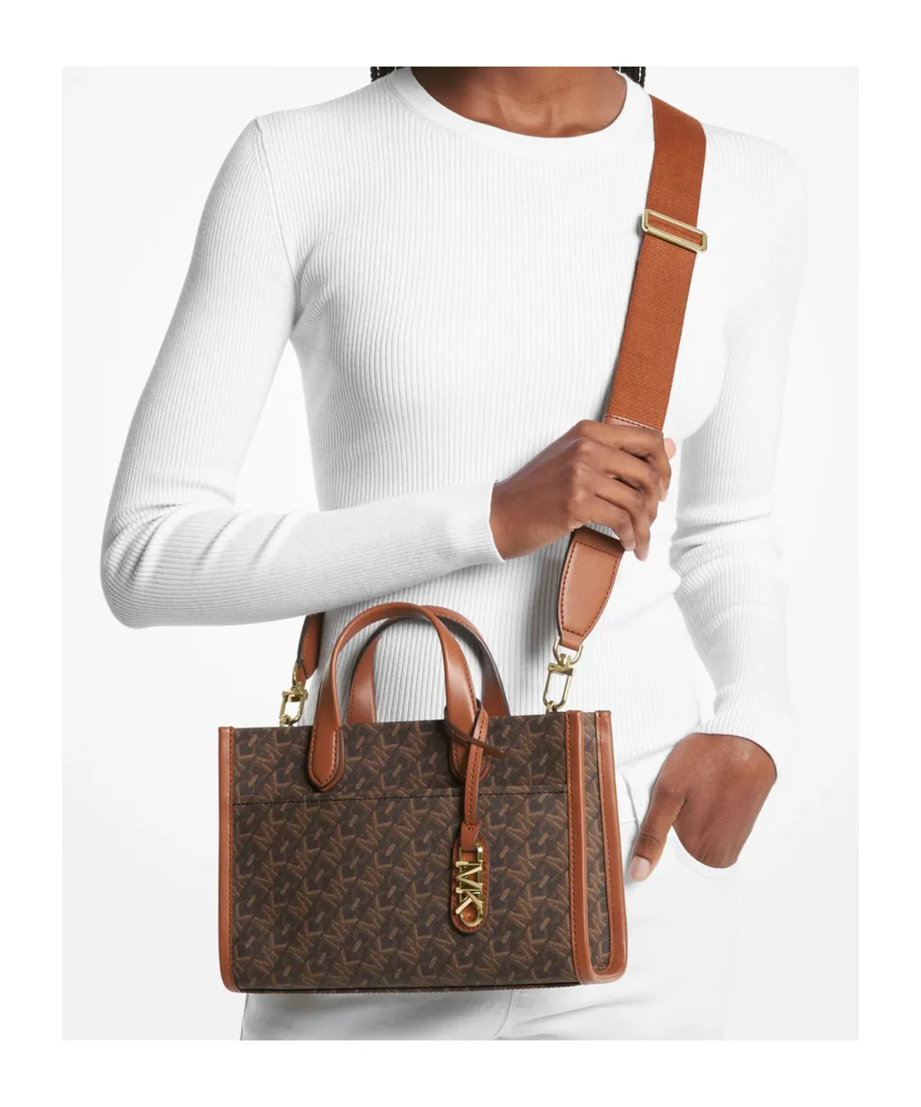Gigi Small Empire Signature Logo Tote Bag