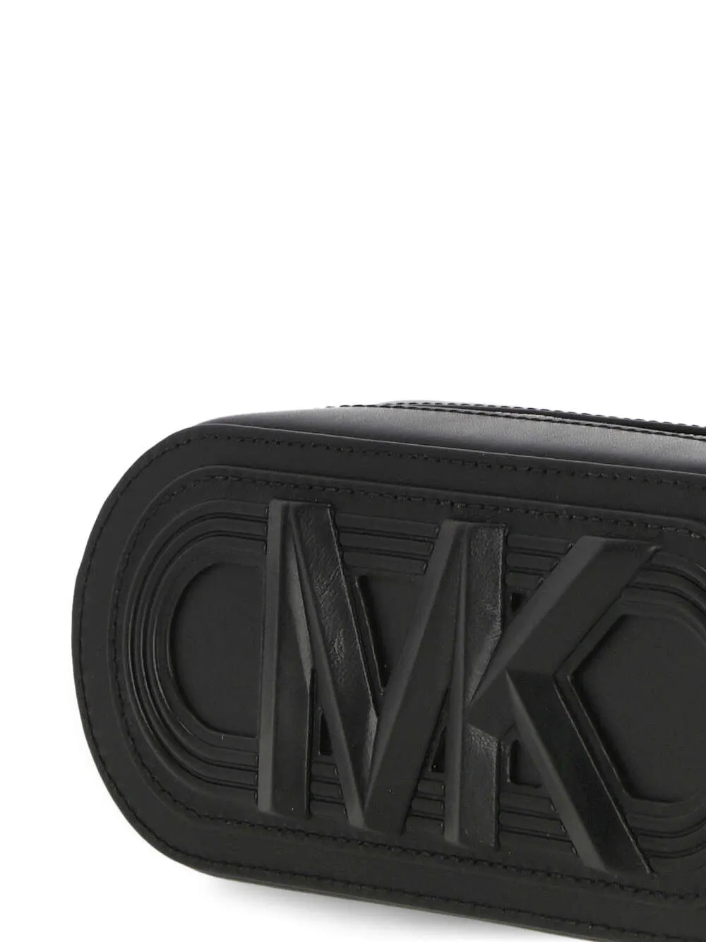 Mk Logo Zipped Clutch Bag