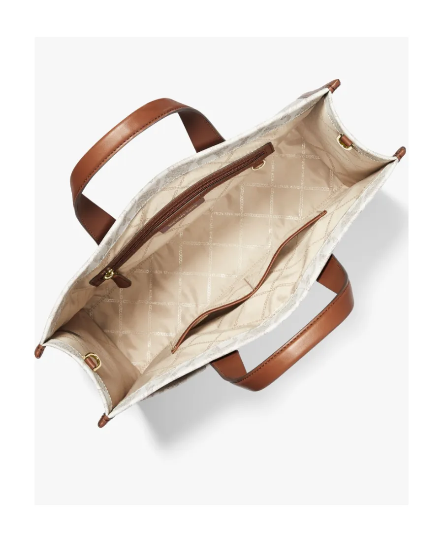 Gigi Large Empire Signature Logo Tote Bag