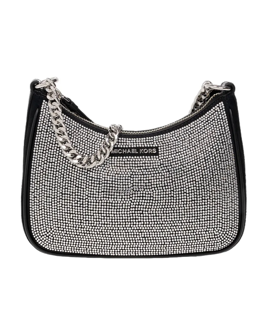 Embellished Chain Linked Shoulder Bag