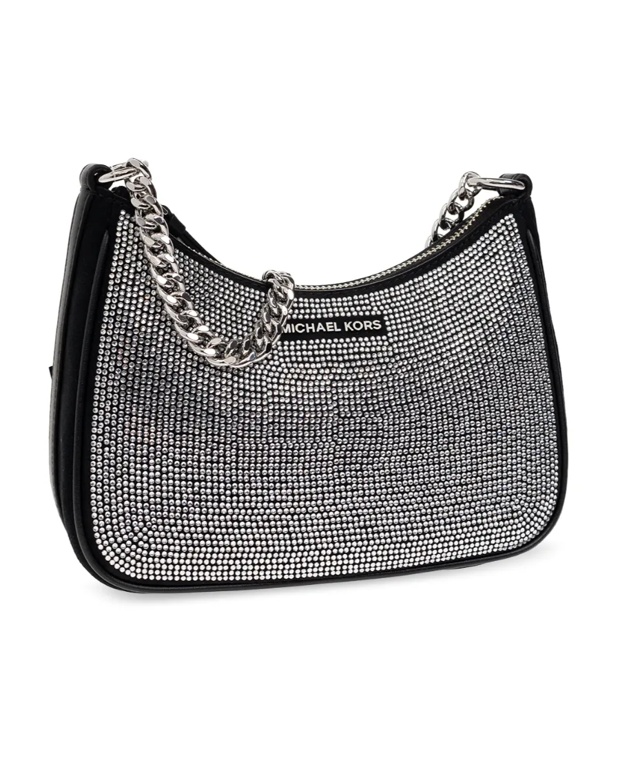 Embellished Chain Linked Shoulder Bag