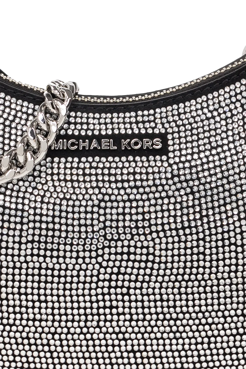 Embellished Chain Linked Shoulder Bag