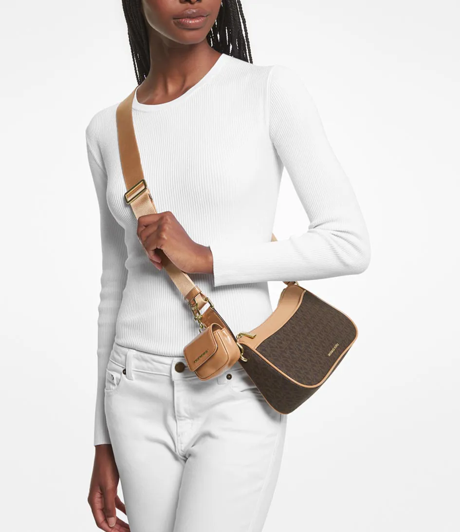 Jet Set Logo-Lettering Crossbody Bag