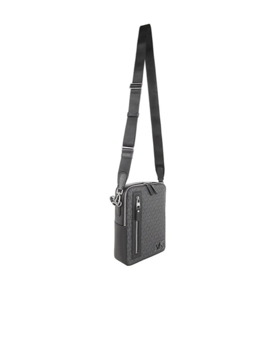 Hudson Monogram-Print Crossbody Bag