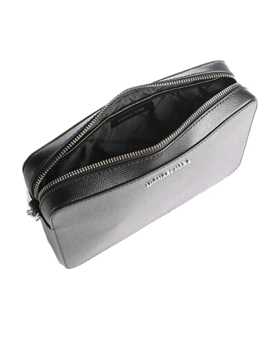 Jet Set Large Saffiano Leather Crossbody Bag