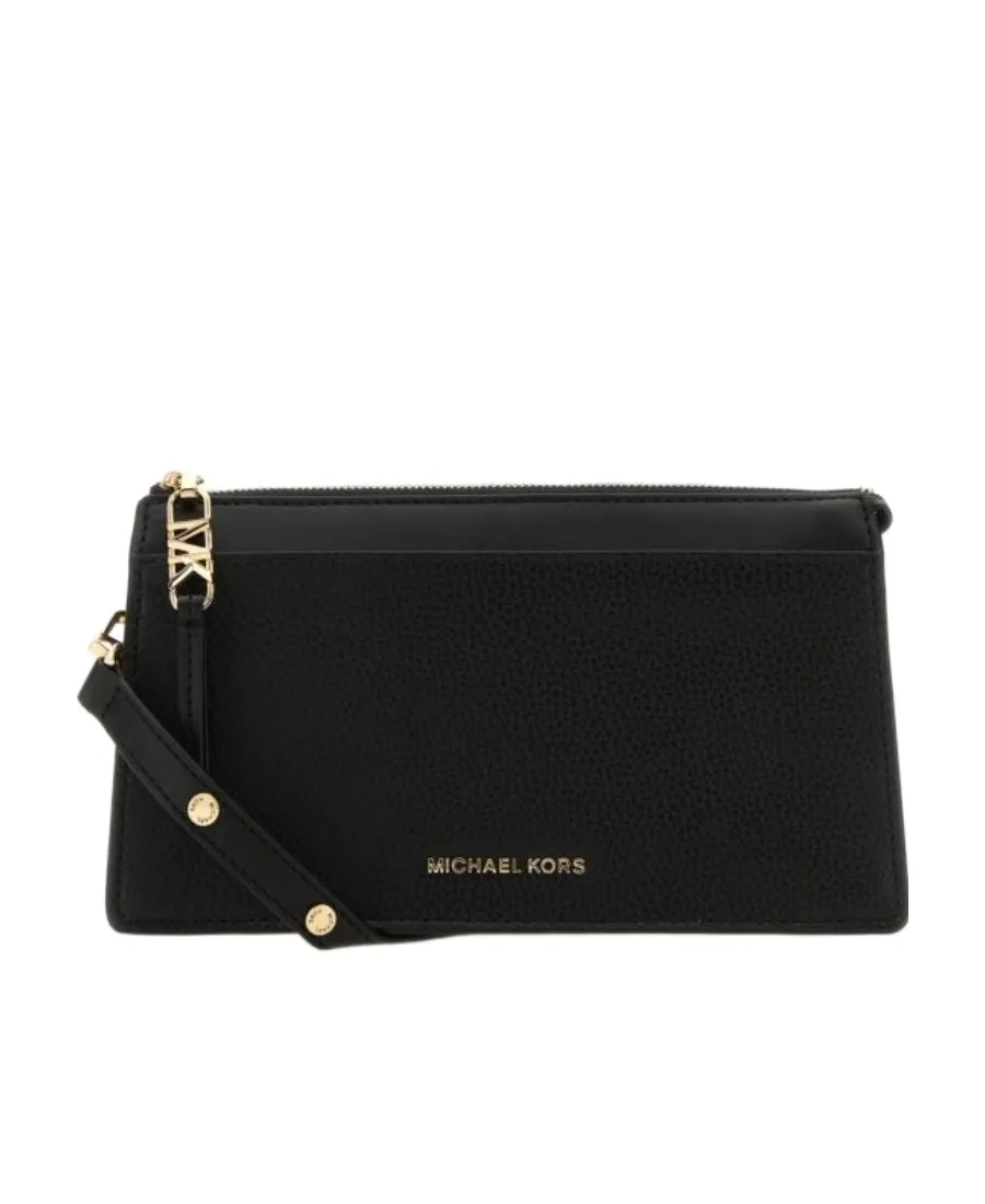 Logo-Lettering Zipped Crossbody Bag