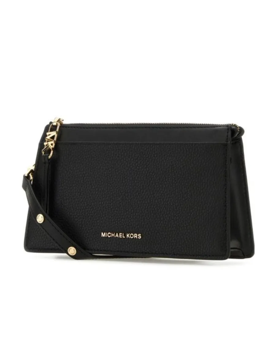 Logo-Lettering Zipped Crossbody Bag