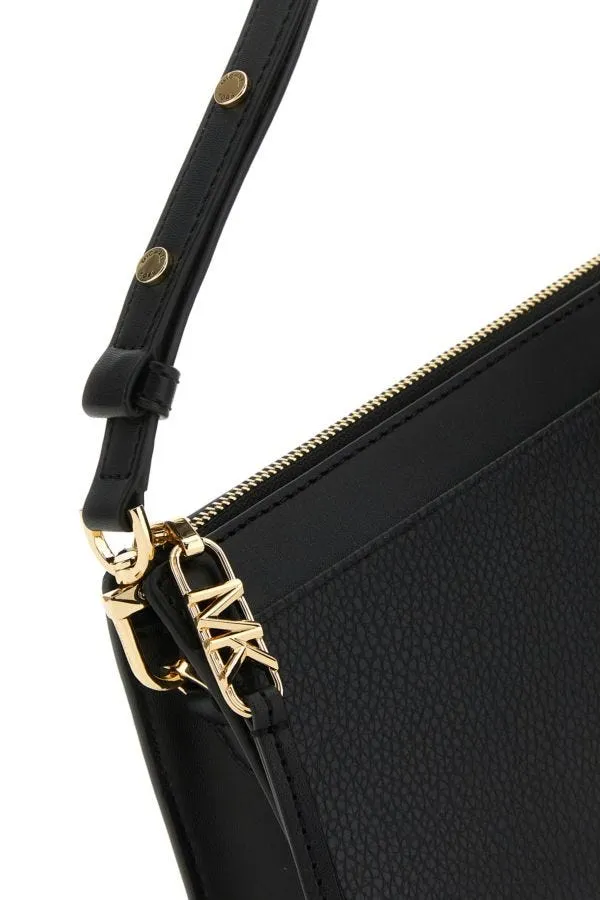 Logo-Lettering Zipped Crossbody Bag