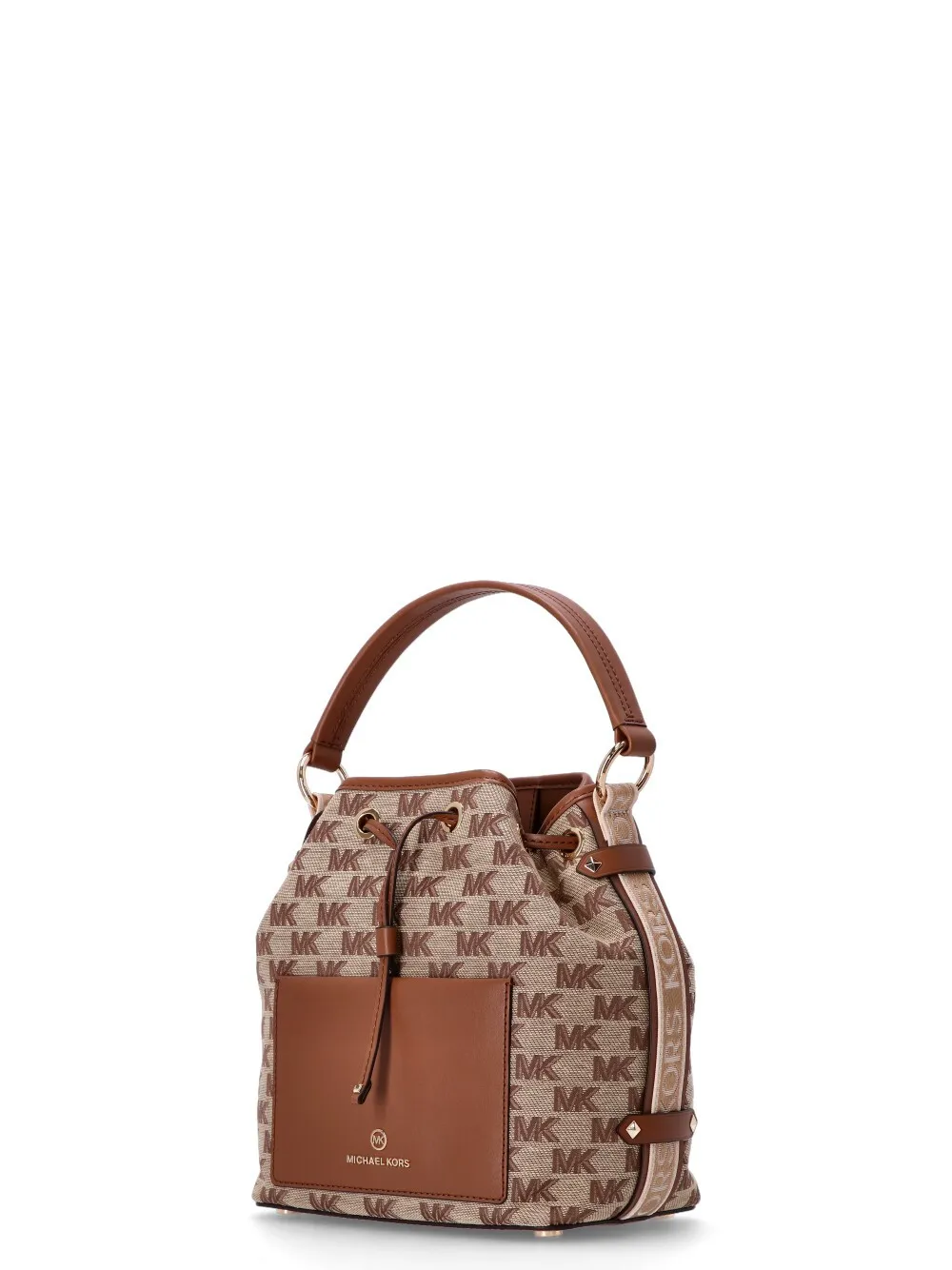 Maeve Monogram-Print Bucket Bag
