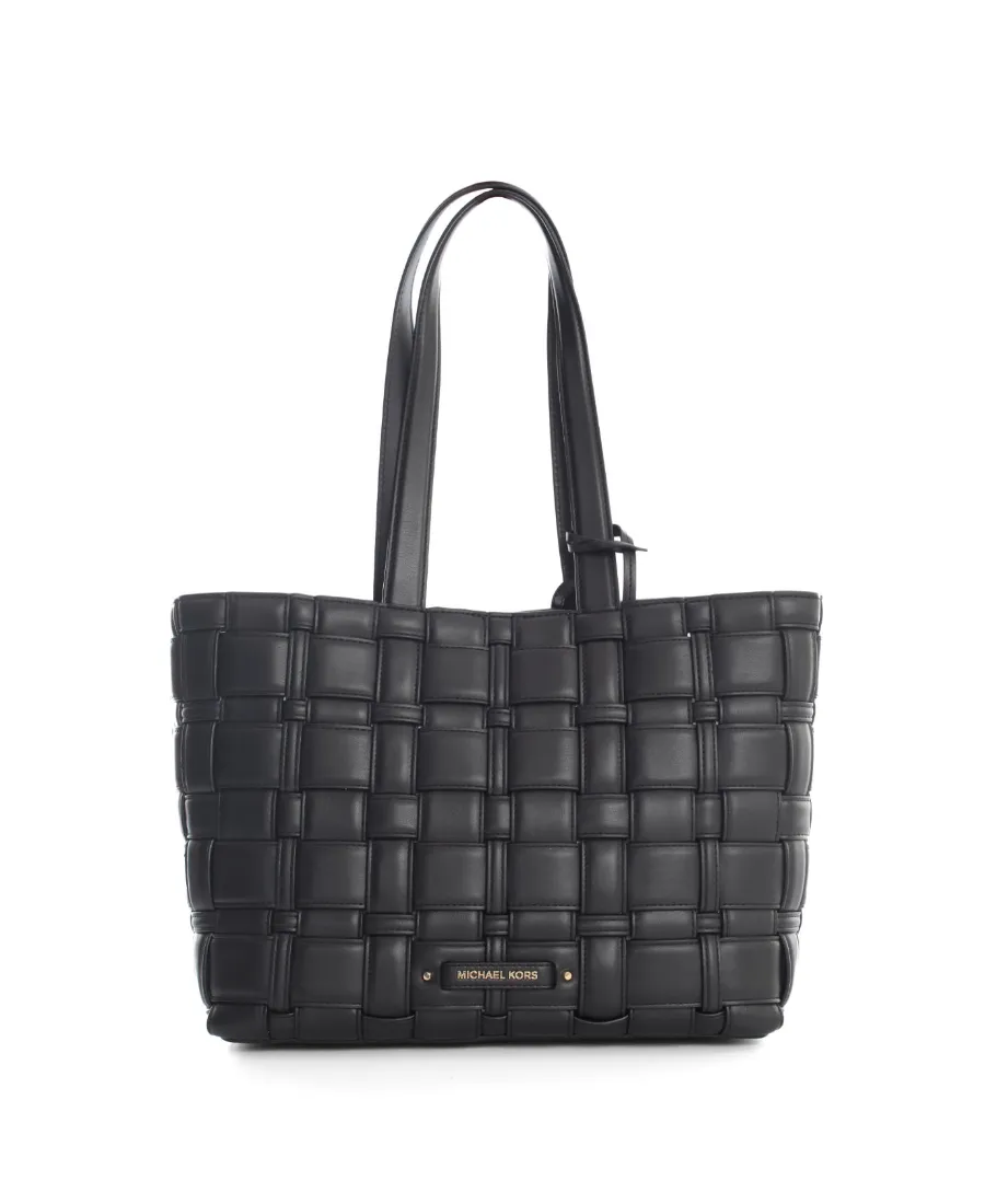 Ivy Woven Leather Tote Bag