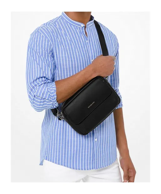 Hudson Logo Plaque Crossbody Bag