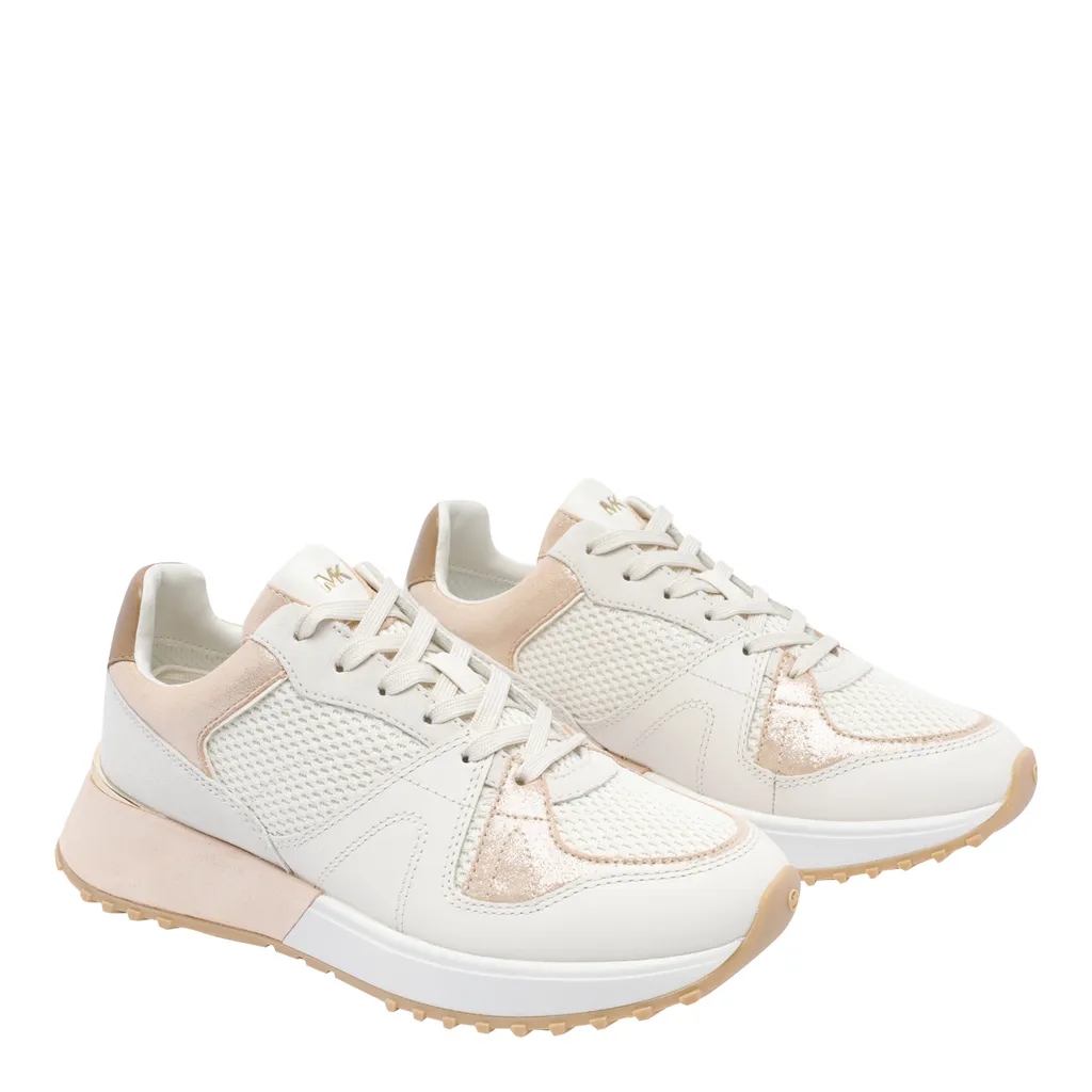 Multi-Panel Lace-Up Sneakers