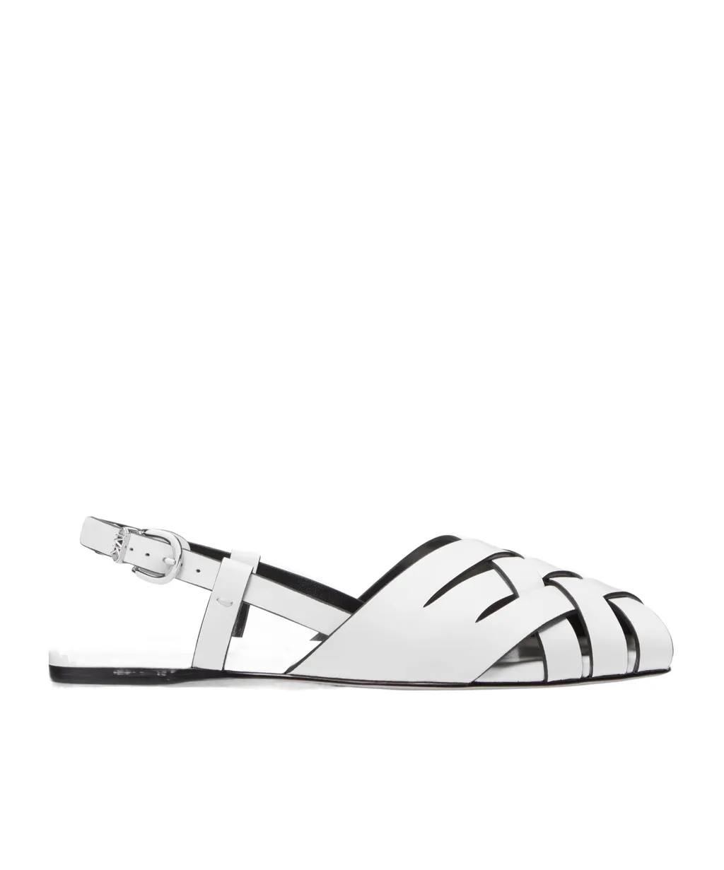 Irene Woven Slingback Sandals