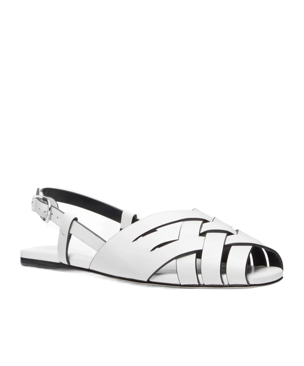 Irene Woven Slingback Sandals