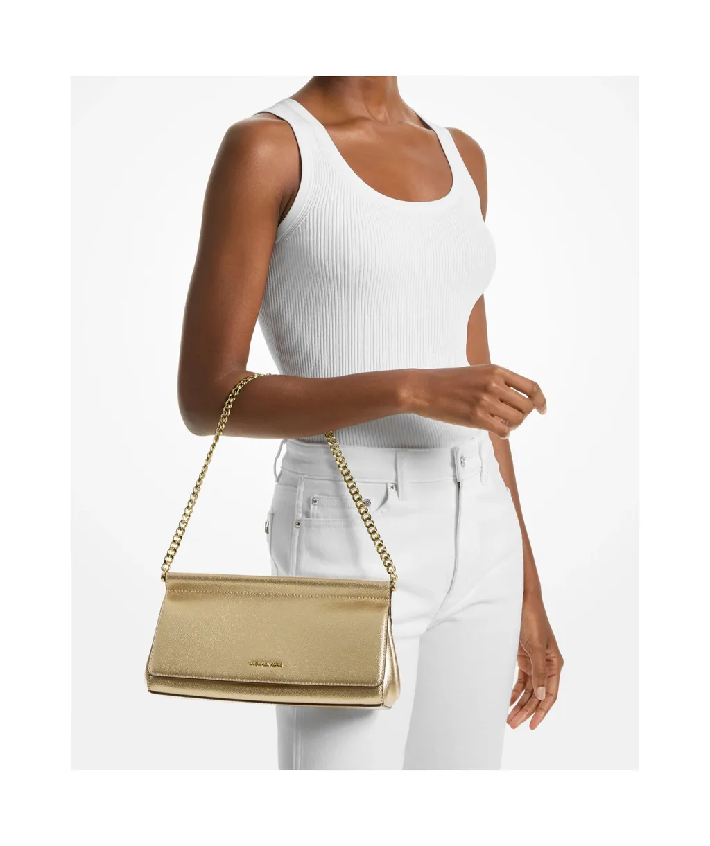 Carmine Medium Metallic Pochette