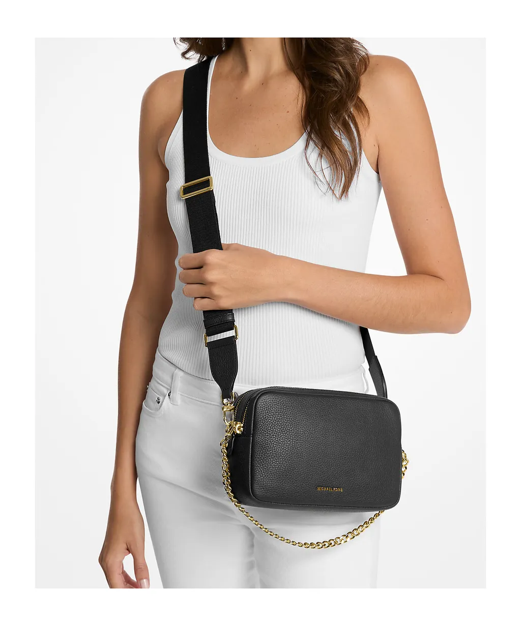 Bryant Medium Pebbled Camera Crossbody Bag