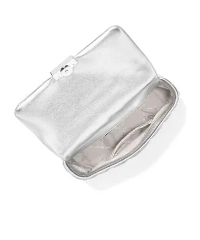 Tribeca Small Quilted Metallic Shoulder Bag