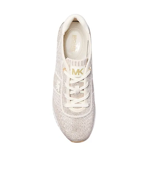 Monique Metallic Knit Sneakers