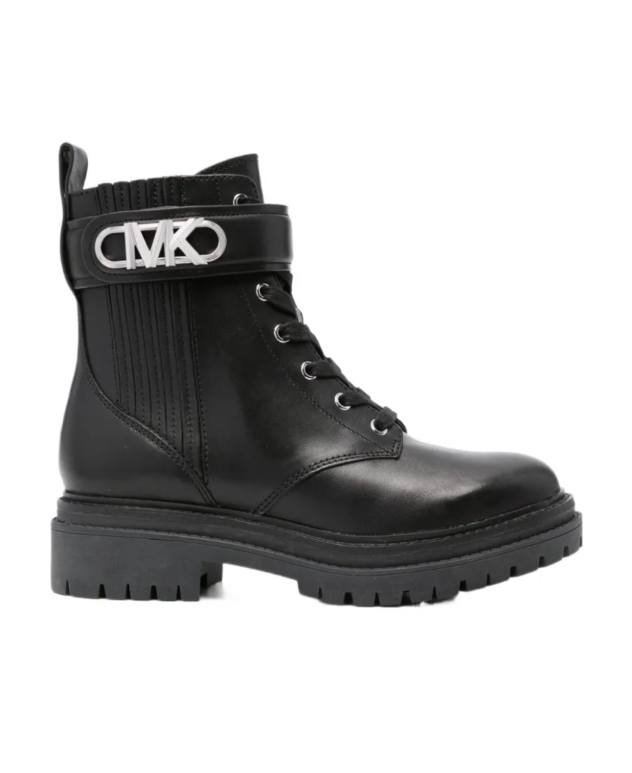 Parker Logo Plaque Ankle Boots