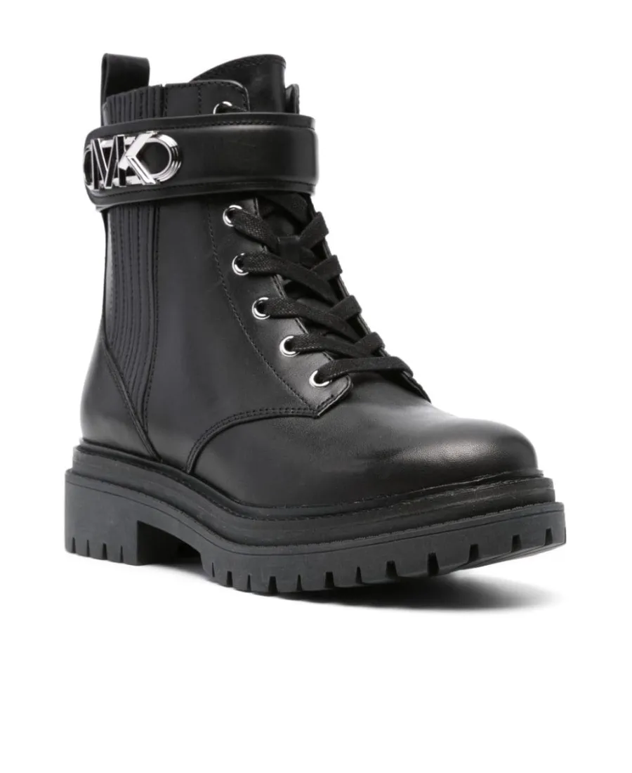 Parker Logo Plaque Ankle Boots