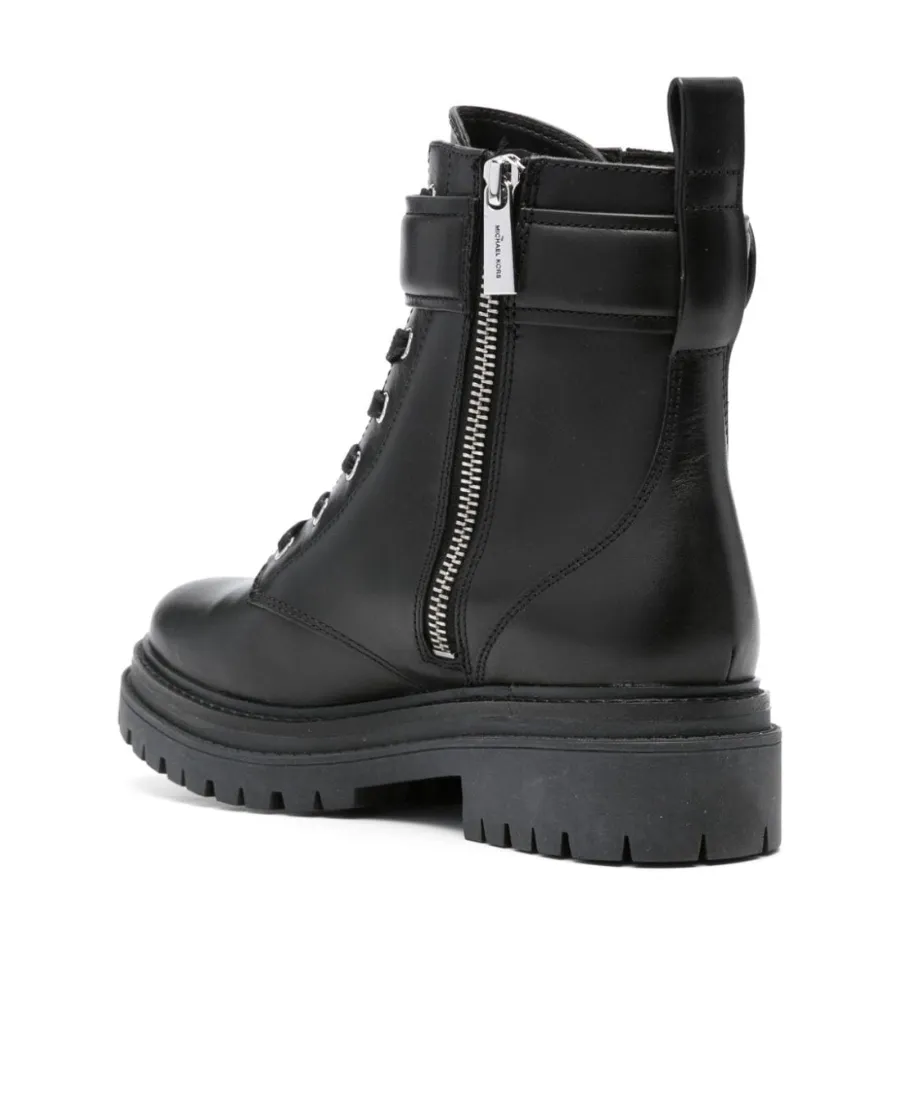 Parker Logo Plaque Ankle Boots