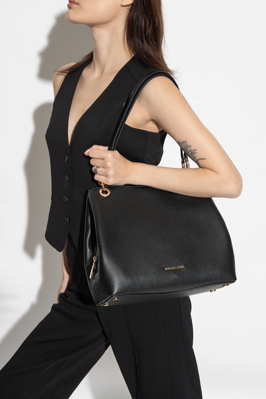 Kensington Large Pebbled Tote Bag