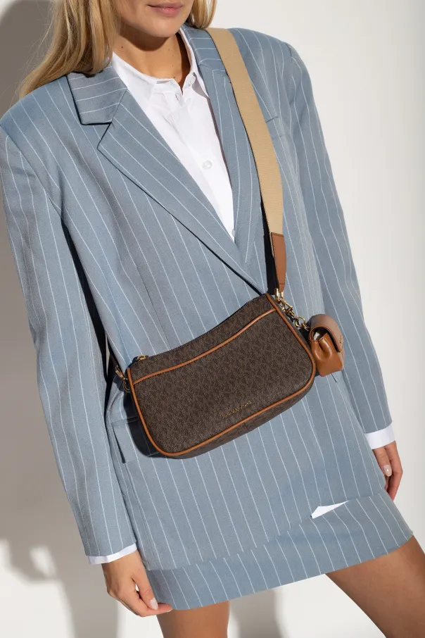 Monogram-Pattern Crossbody Bag