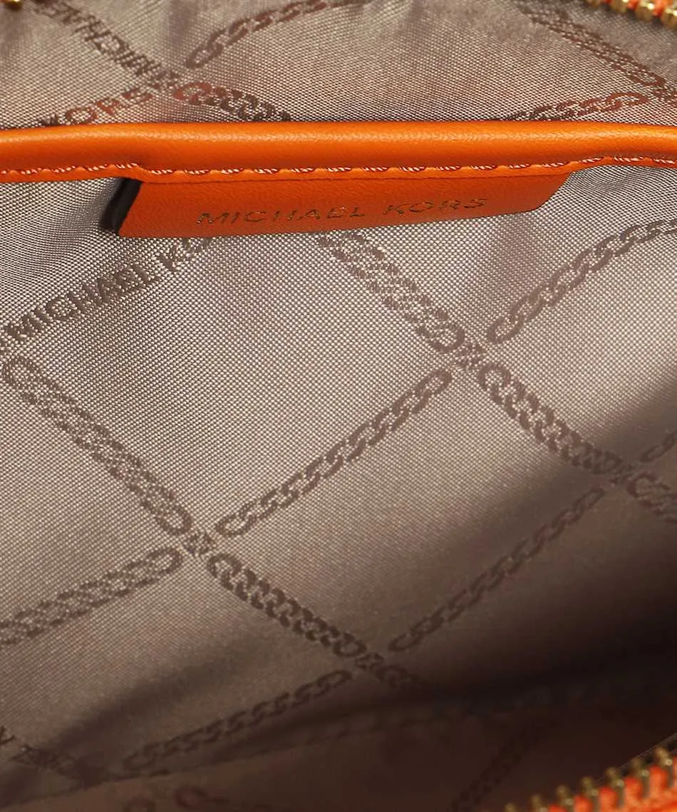 Monogram Leather Clutch Bag