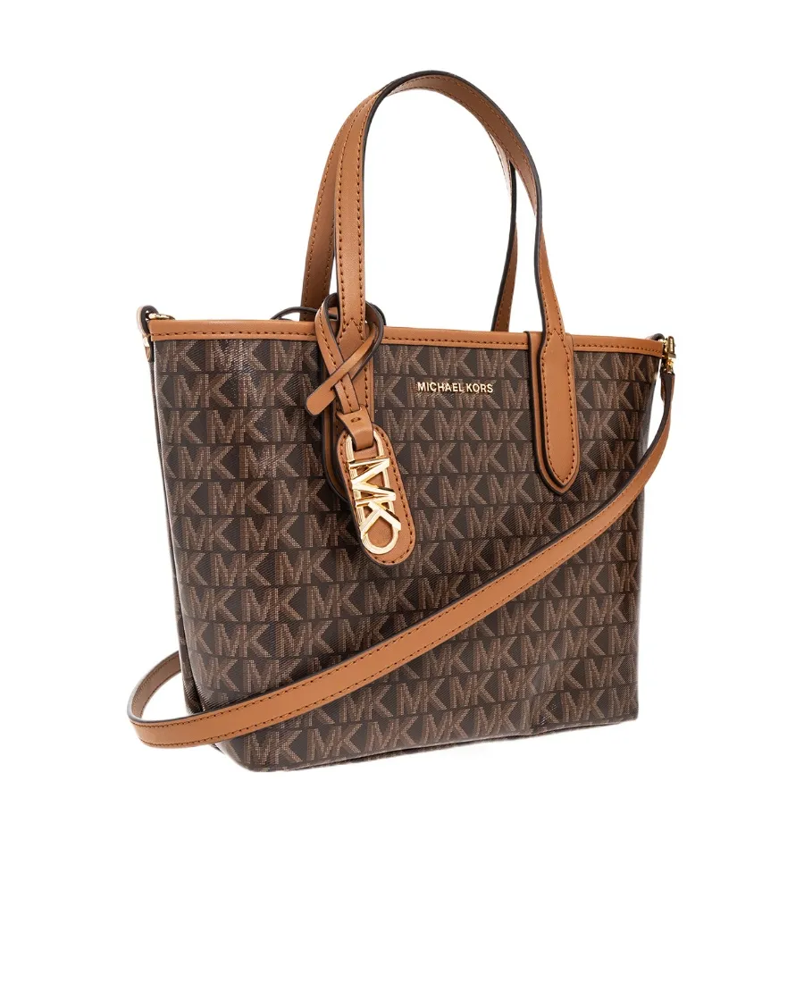 Small Logo-Print Canvas Tote Bag