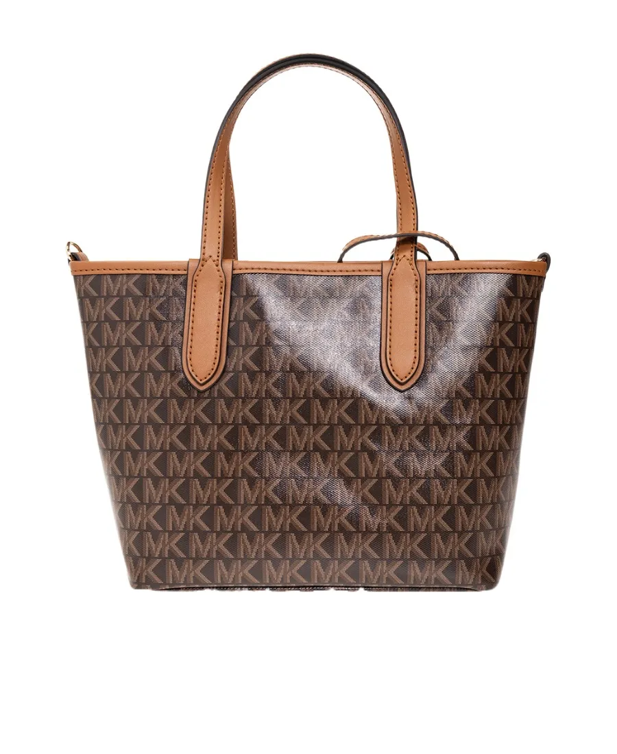 Small Logo-Print Canvas Tote Bag