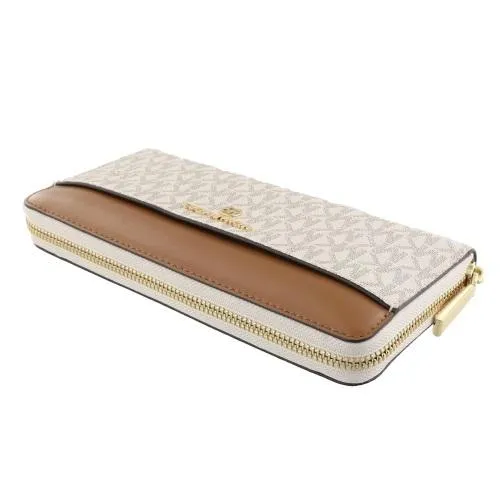 Logo Plaque Zipped Wallet