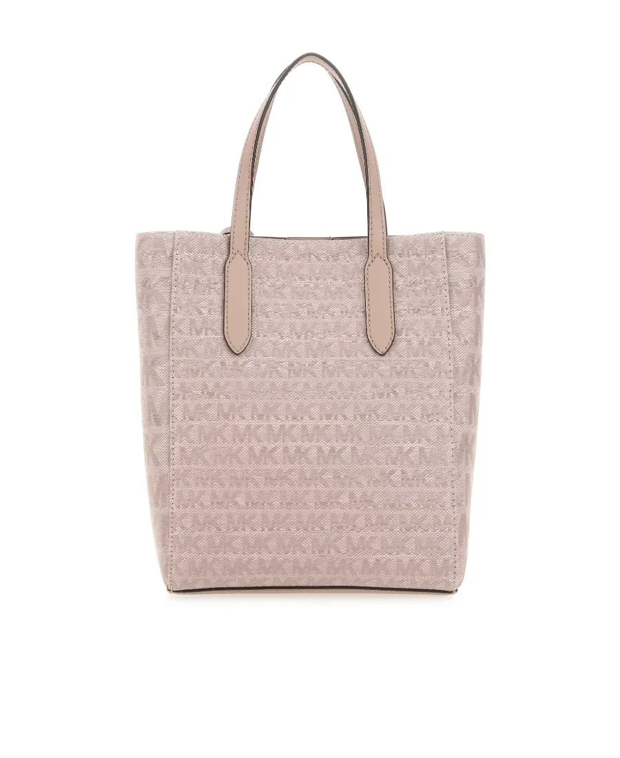 Monogram Patterned Top Handle Bag